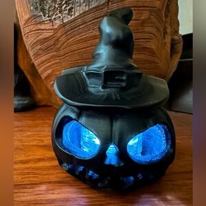 Obsidian Carved Pumpkin..